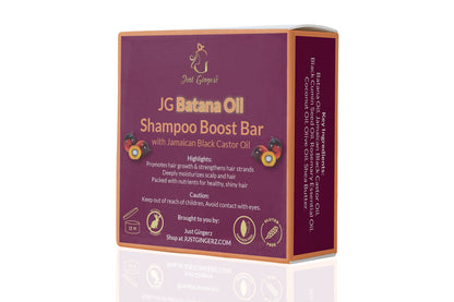 JG Batana Oil Shampoo Boost Bar with Jamaican Black Castor Oil