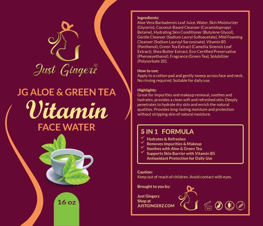 JG Aloe & Green Tea Vitamin Face Water
