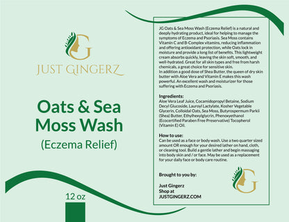 JG Oats & Sea Moss Wash Eczema Relief