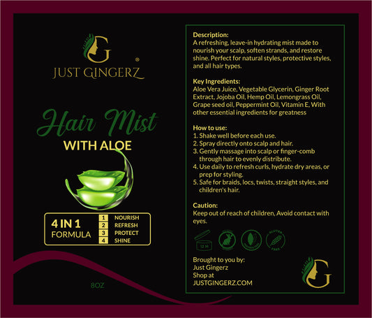 JG Hair Mist w/ Aloe